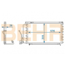 7401475 BEHR Condenser