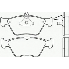 2141101 TEXTAR Комплект тормозных колодок, дисковый тормоз