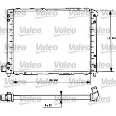 731276 VALEO Радиатор, охлаждение двигателя