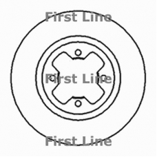 FBD019 FIRST LINE Тормозной диск