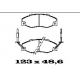 BL1226A2 FTE Комплект тормозных колодок, дисковый тормоз