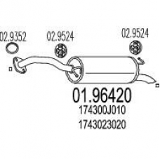 01.96420 MTS Глушитель выхлопных газов конечный