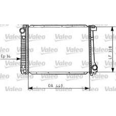819398 VALEO Радиатор, охлаждение двигателя