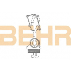 2303064 BEHR Motor oil cooler