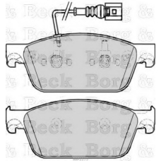 BBP2275 BORG & BECK Комплект тормозных колодок, дисковый тормоз