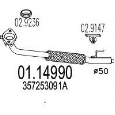 01.14990 MTS Труба выхлопного газа