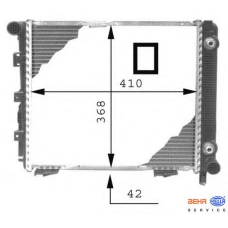 8MK 376 711-331 HELLA Радиатор, охлаждение двигателя