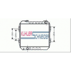 3200001 KUHLER SCHNEIDER Радиатор, охлаждение двигател