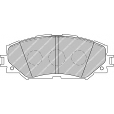 FDB1891 FERODO Комплект тормозных колодок, дисковый тормоз