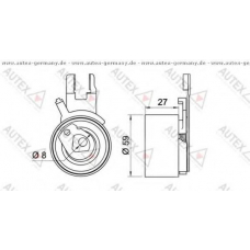 654086 AUTEX Натяжной ролик, ремень грм
