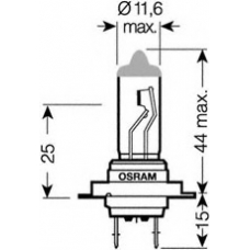 64210CBI-02B OSRAM Лампа накаливания, фара дальнего света; Лампа нака