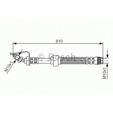 1 987 476 907 BOSCH Тормозной шланг