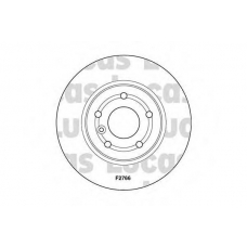 DF2766 TRW Тормозной диск