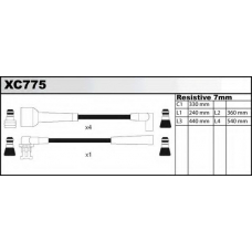 XC775 QUINTON HAZELL Комплект проводов зажигания