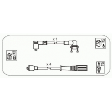 VL6 JANMOR Комплект проводов зажигания