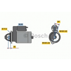 0 986 023 980 BOSCH Стартер