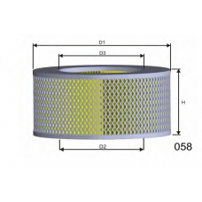 R437 MISFAT Воздушный фильтр