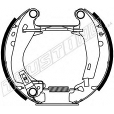 6134 TRUSTING Комплект тормозных колодок