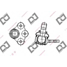 DB1178 DJ PARTS Несущий / направляющий шарнир