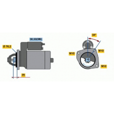 0 001 108 430 BOSCH Стартер