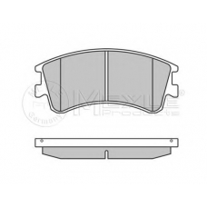 025 240 4618/W MEYLE Комплект тормозных колодок, дисковый тормоз