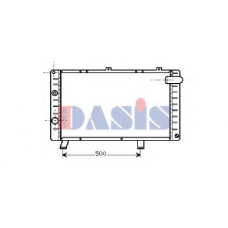161130N AKS DASIS Радиатор, охлаждение двигателя