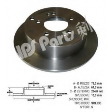 IBP-1H03 IPS Parts Тормозной диск