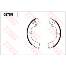 GS7359 TRW Комплект тормозных колодок