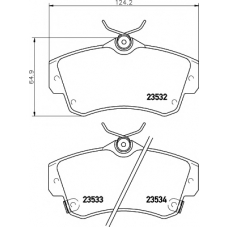 8DB 355 018-651 HELLA PAGID Комплект тормозных колодок, дисковый тормоз