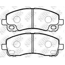 PN3515 NiBK Комплект тормозных колодок, дисковый тормоз