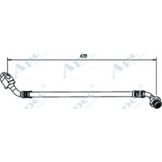 HOS3160 APEC Тормозной шланг