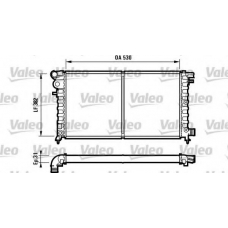 731530 VALEO Радиатор, охлаждение двигателя