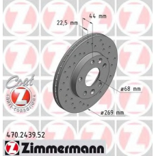 470.2439.52 ZIMMERMANN Тормозной диск