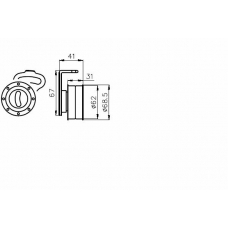 TKR 9995 TIMKEN Натяжной ролик, ремень грм