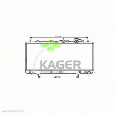 31-3218 KAGER Радиатор, охлаждение двигателя