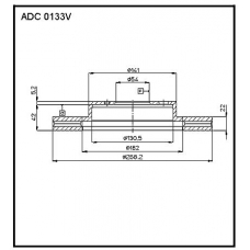 ADC 0133V Allied Nippon Гидравлические цилиндры