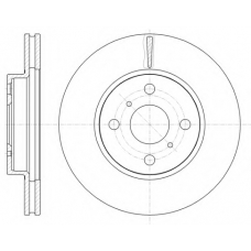 61005 10 KAWE Тормозной диск