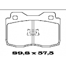 BL1066A1 FTE Комплект тормозных колодок, дисковый тормоз