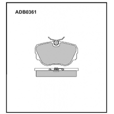 ADB0361 Allied Nippon Тормозные колодки