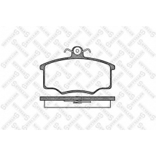 057 020-SX STELLOX Комплект тормозных колодок, дисковый тормоз
