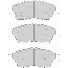 FD7023A NECTO Комплект тормозных колодок, дисковый тормоз