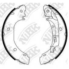 FN0585 NiBK Комплект тормозных колодок