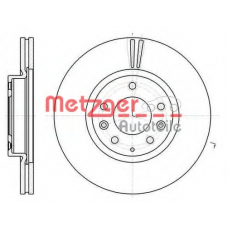 6110295 METZGER Тормозной диск