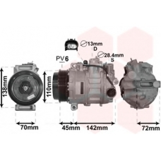 3000K586 VAN WEZEL Компрессор, кондиционер