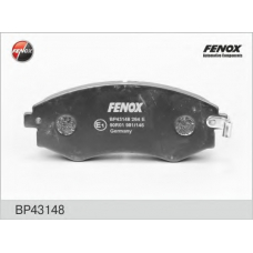 BP43148 FENOX Комплект тормозных колодок, дисковый тормоз