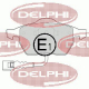 LP1525<br />DELPHI<br />Комплект тормозных колодок, дисковый тормоз