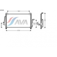 DW5040 AVA Конденсатор, кондиционер