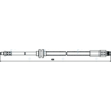 HOS3613 APEC Тормозной шланг