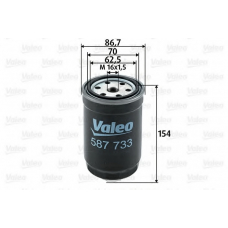 587733 VALEO Топливный фильтр