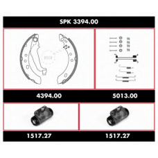 SPK 3394.00 WOKING Комплект тормозов, барабанный тормозной механизм